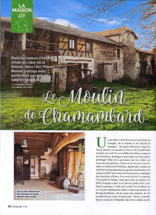 Guest house Le Moulin De Chamambard Hotel Saint-Denis-les-Bourg